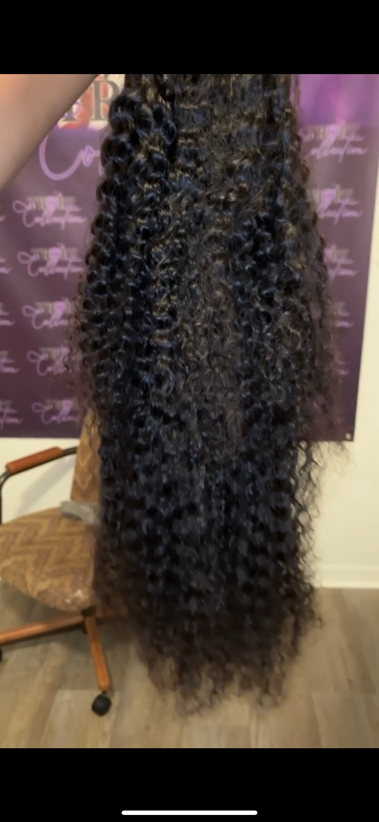 HD Deep Curly Natural Black Full Frontal Wig